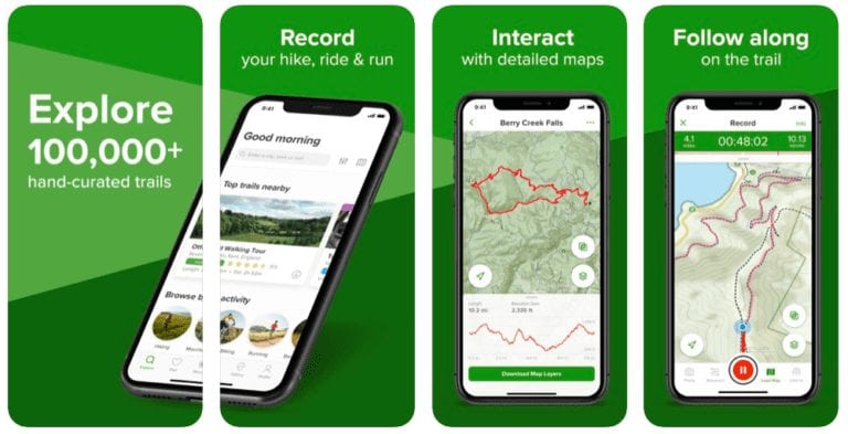 AllTrails is one of the best hiking apps in the appstore