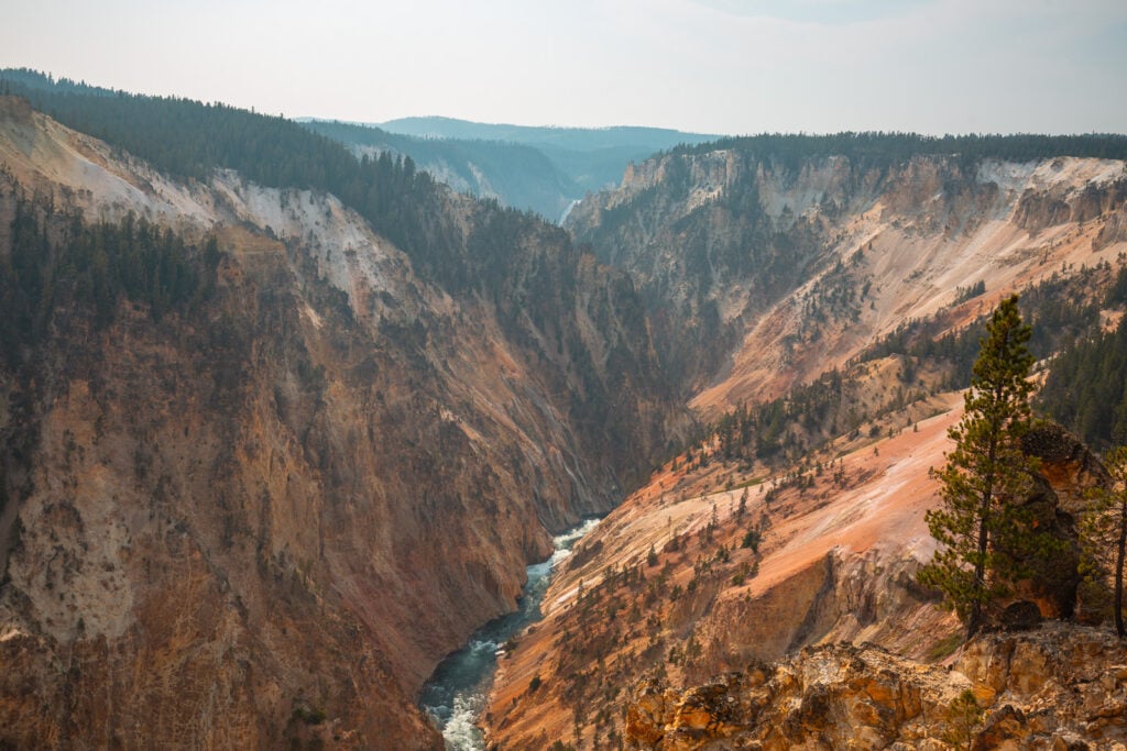 Inspiration Point in Grand Canyon of the Yellowstone