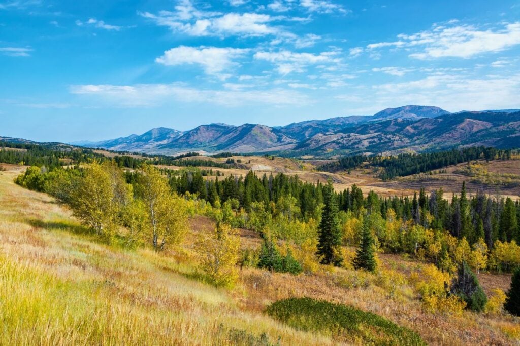 Star Valley Wyoming rolling hills